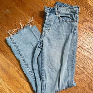 H&M Original Straight Fit High Waisted Jeans